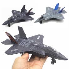 Large Alloy Pull Back F-35 Fighter Aircraft Model Music LED Airplane Aircraft Toy Gift For Children Kid Collections Ornaments 2024 - buy cheap