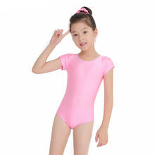Speerise-leotardos de nailon de manga corta para niñas, leotardos gimnásticos para baile de Ballet 2024 - compra barato