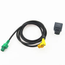 SCJYRXS-Interruptor de Radio de coche RCD510, USB con Cable conector de interfaz para Golf MK6 MK5 Scirocco 5KD035726A 5KD 035 726 A 2024 - compra barato