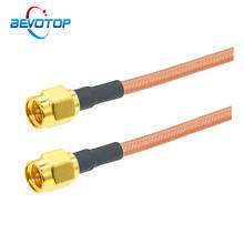 Cable RF RG142 SMA macho a SMA macho, adaptador de enchufe, enrutador WIFI, extensión de antena Coax Jumper Pigtail, Cable Coaxial RF de 10CM-300CM 2024 - compra barato