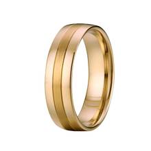 Мужские кольца золотого цвета из титановой нержавеющей стали, обручальное кольцо, юбилей, роскошные ювелирные изделия, бесплатная доставка 2024 - купить недорого