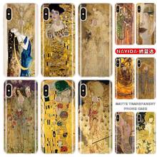 Silicone Case For Xiaomi Redmi 10 9a 7a 8a Note 10 9 8 7 Pro Max 10s 9s 8T Prime 9at Cover kiss Gustav Klimt Painting Fundas 2024 - buy cheap