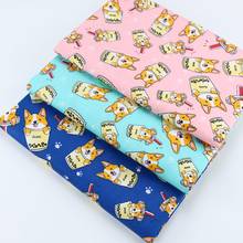 Cotton Fabric For Make Children's Sheets & Clothes,Sewing Quilting Fat Quarters Material Baby Kids Printed Dog Textile Fabric 2024 - buy cheap