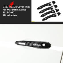 Door Handle Cover Trim For Maserati Levante 2016-2017 Carbon color 2024 - buy cheap