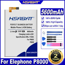 Аккумулятор HSABAT 5400 мАч для аккумуляторов Elephone P8000 2024 - купить недорого
