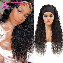 30 Inchs Headband Wig Brazilian Hair 100% Human Hair Wigs Soft Water Wave Headband Wig Human Hair No Lace Long Size Alianna Wigs 2024 - buy cheap