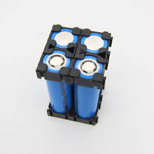 Pacote de baterias de íon de lítio, suporte de montagem diy, células de bateria cilíndricas com suporte para bateria, 10 peças 2024 - compre barato