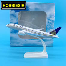 20cm Alloy Aircraft 1/400 Scale Boeing787 United airlines airplane model aircraft W base diecast plastic plane toy gifts for kid 2024 - buy cheap