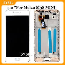 5.0 "para meizu m3s mini display lcd de tela toque conversor codificação montagem y685h y685c y685q + quadro 2024 - compre barato