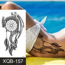 Tatuajes para niñas, pegatinas de bikini, tatuajes de arte temporal, mandala, atrapasueños, impermeable, tatuajes temporales para mujeres, calcomanía de arte corporal 2024 - compra barato