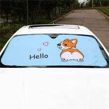 Cartoon Pictures Car Sun Shade Cover Auto Front Window Sunshade Covers UV Protection Windshield Sunshade Protector For Auto New 2024 - buy cheap