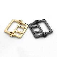 1pcs Metal Buckle Rectangle Fashion Durable Double Needle Buckle for Leather Craft Bag Belt Strap Craft DIY Accessories 2024 - buy cheap