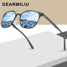 DEARMILIU Aluminum-Magnesium Polarized Round Mirror Sunglasses Men/Women Brand Designer Mirror Sun Glasses Retro Outdoor Glasses 2024 - buy cheap