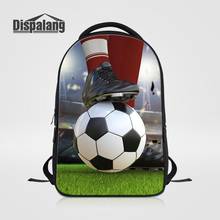 Dispalang-mochila de viaje con estampado de fútbol para hombre, morral escolar personalizado de baloncesto para adolescentes, estudiantes universitarios 2024 - compra barato