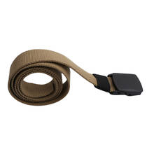 Cinto esportivo tático militar de nylon para homens, cinto de lona para treino, lombar, suporte de cintura, cinto de fitness 2024 - compre barato