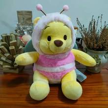 Disney Winnie the Pooh Plush Toys Pooh Bear Cosplay Pink Bee Stuffed Dolls 30cm Kawaii Kid Gift 2024 - buy cheap