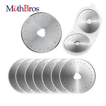 10PCS 45MM Rotary Cutter Blades for Patchwork Fabric Leather Craft Steel Refill Sewing Replacement Blades Paper Cutter 2024 - buy cheap