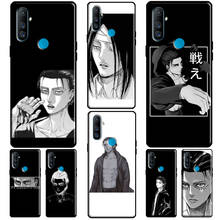 Funda de Attack on Titan Eren Yeager para OnePlus 9 Pro Nord 8T 8 Pro, OPPO Realme 8 Pro Q3 6 7i GT Neo C15 C11 C3 2024 - compra barato