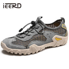 Zapatos informales de malla transpirable para hombre, zapatillas de deporte a la moda, zapatos de goma resistentes al desgaste para exteriores, novedad, Verano 2024 - compra barato