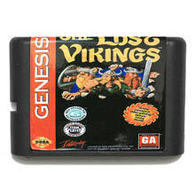 The Lost Vikings for 16 bit Sega MD Game Card for Mega Drive for Genesis US PAL Version Video Game Console 2024 - buy cheap