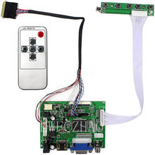 Kit de placa de controle para tela lcd, hdmi + vga + av, compatível com 156wh8 lpwh9, controlador de painel com led 2024 - compre barato