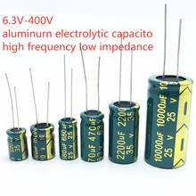 High Frequency Low ESR Aluminum Capacitor 20% 10V 16V 25V 35V 50V 400V 100UF 220UF 330UF 470UF 680UF 1000UF 1500UF 2200UF 3300UF 2024 - buy cheap