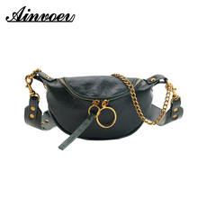 Ainvoev Chain Small Shoulder Bag Lady Travel Handbags and Purses Fashion Quality PU Leather Crossbody Bags 2024 - buy cheap