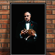 Posters and Prints The Godfather Movie Marlon Brando Al Pacino Poster Wall Art Picture Canvas Painting for Room Home Decor 2024 - buy cheap