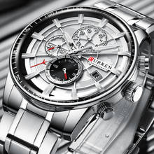 CURREN Brand Mens Sport Watches Luminous Waterproof Quartz Watch Men Date Chronograph Wristwatch Military Relogio Masculino 2024 - buy cheap