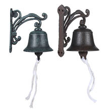 Cast Iron Dinner Bell Wall Hanging Metal Doorbell Vintage Doorbell Wall Hanging Welcome Family Garden Craft Decoration 2024 - buy cheap