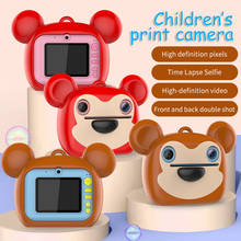 Children Instant Print Camera 1080P HD Digital Print Camera Mini Photo Video Shoot Camera With 2'' IPS Screen For Girl Boy Gifts 2024 - buy cheap