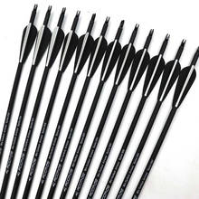 12pcs Archery ID 7.8mm Mixed Carbon Arrow Spine 500 Carbon Arrow Shafts DIY Arrow Archery for Bow Hunting 2024 - buy cheap