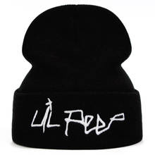 Lil Peep Cotton Embroidery Knitted Hat xxxtentacion lil.peep Love Beanie Knit Cap Skullies & Beanies Hip Hop Warm Winter caps 2024 - buy cheap