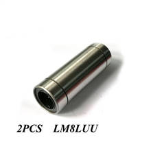Envío gratis 2 uds LM8LUU 8mm cojinetes lineales de rodamiento lineal de alta calidad rodamientos CNC piezas de impresora 3d LM8L 2024 - compra barato