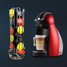 360 Rotating 24 Capsule Coffee Pod Holder Dispenser Coffee Capsules Dispensing Tower Stand Coffee Capsule Storage Shelf 2024 - buy cheap