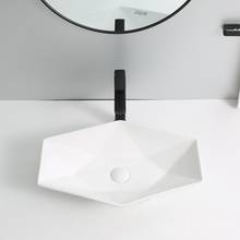 White  Washbasin Ceramic Bathroom Sinks  Bathroom Sink Single  Shampoo Basin 2024 - buy cheap