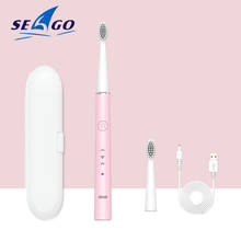 Электрическая зубная щетка Seago, 5 режимов, отбеливание, профессиональная зубная щетка для ухода за полостью рта, в коробке 2024 - купить недорого