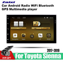 Car gps multimedia player For Toyota Sienna 2017 2018 2019 car Android navigation raido video audio player stereo audio wifi 2024 - buy cheap