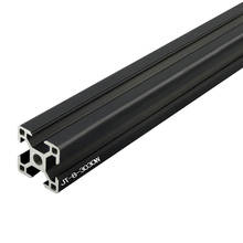 1pc preto/branco 3030 perfil de alumínio 100mm 500mm 800mm extrusão de trilho linear para peças de impressora cnc 3d 2024 - compre barato