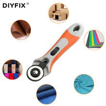 Diyfix 28mm cortador giratório lâminas rolo roda faca redonda para costura artesanato retalhos fabri papel diy faca de couro mão ferramenta 2024 - compre barato