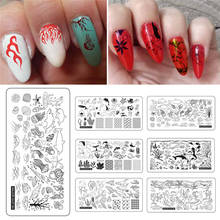 1 Sheet Nail Art Stamp Nail Stamping Template Sea Animals DIY Nail Designs Manicure Image Plate Stencil 2024 - buy cheap