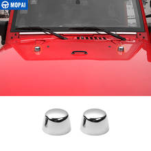 MOPAI-Tapa de goma para cubierta Exterior de coche, pegatinas embellecedoras para Jeep Wrangler de 2007 en adelante, ABS, decoración 2024 - compra barato