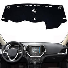 For Jeep Cherokee 2014 2015 2016 2017 2018 2019 Car Dashboard Cover Mat Pad Dash Sun Shade Instrument Protect Carpet Accessories 2024 - buy cheap