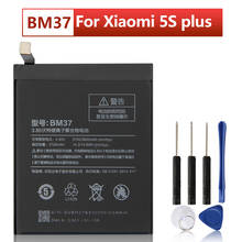 BM37 Replacement Battery For Xiaomi Mi 5S plus 5Splus Phone Batteries 3800mAh 2024 - buy cheap