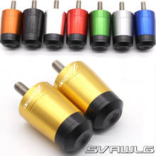 22mm cnc universal motocicleta guiador contrapeso apertos termina para kawasaki z750 z750 z750s 2024 - compre barato