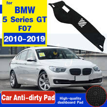 Alfombrilla antideslizante Anti-UV para salpicadero de BMW serie 5 GT F07 2010 ~ 2019, accesorios para alfombras, 528i, 535i, 550i 2024 - compra barato