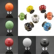 HOT SALES！！！Vintage Ceramic Door Knob Cabinet Drawer Wardrobe Cupboard Kitchen Pull Handle 2024 - buy cheap