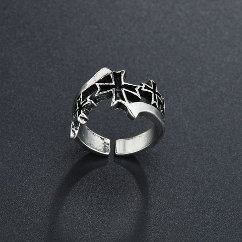 Классные кольца, готическое кольцо с крестом, винтажные кольца-кросссессы для мужчин и женщин, на Хэллоуин, Anillo Hombre Bijoux, рождественский подарок, ювелирные изделия 2022 - купить недорого