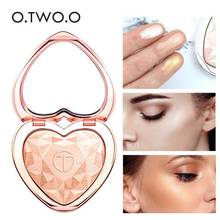 O.TW O.O-paleta de polvos Resaltadores brillantes, maquillaje para contornear la cara, resaltador de bronceador para iluminar la piel, T1504 2024 - compra barato