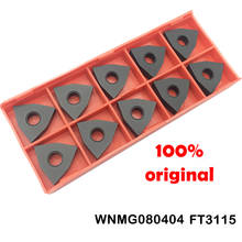 10pcs 100% Original WNMG080404 FT3115 High Quality Carbide Inserts External Turning Tool Lathe Processing Cast Iron 2024 - buy cheap
